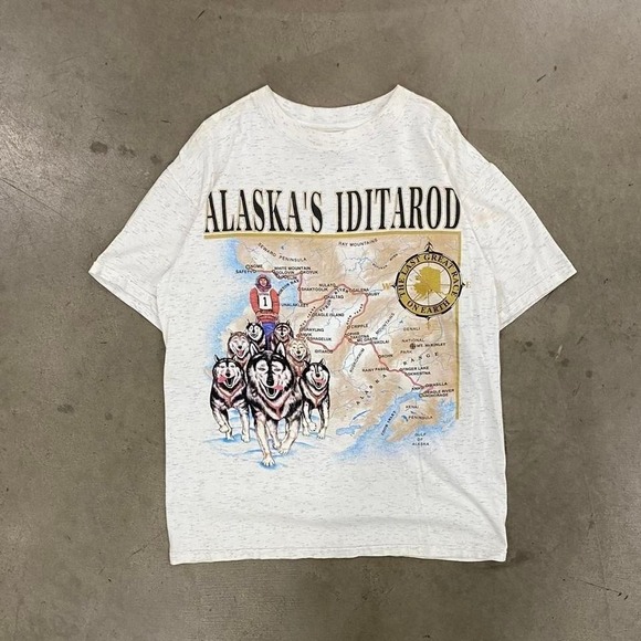 American Vintage Other - Vintage Alaska Iditarod Nature Destination Dog Sledding 90s T-Shirt Size L
